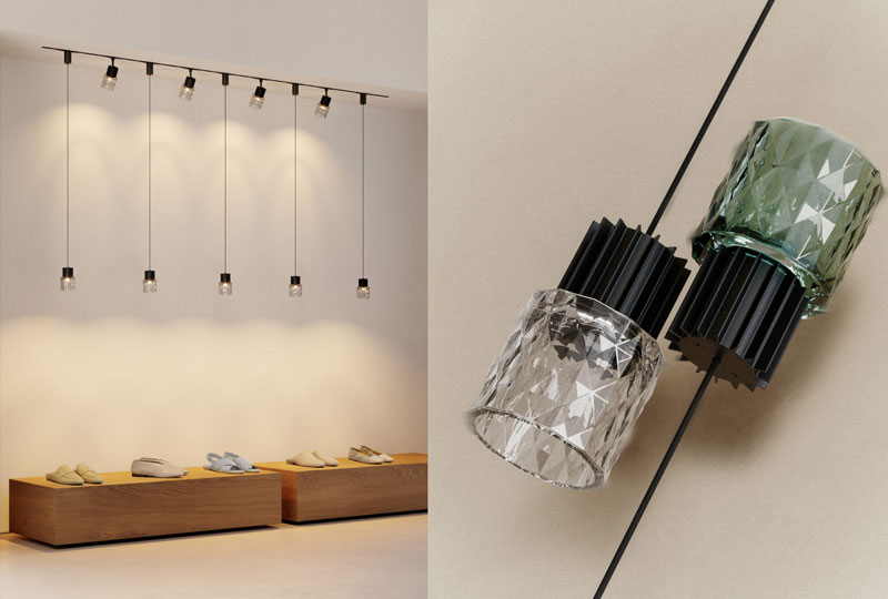 Scent, luminaria interior, luz decorativa, Panzeri, Frepi Iluminación